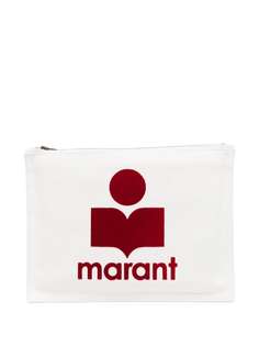 Isabel Marant клатч Nettia с логотипом