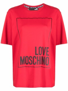 Love Moschino футболка с логотипом