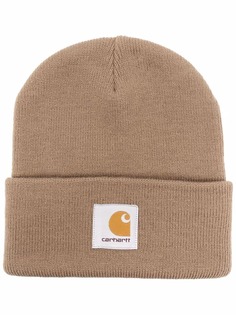 Carhartt WIP шапка бини с нашивкой-логотипом