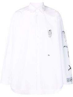 Raf Simons футболка с вышивкой