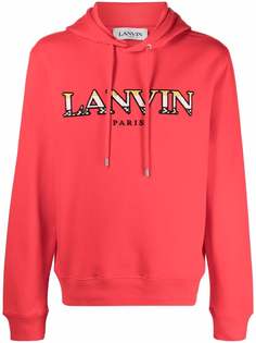 LANVIN худи с вышитым логотипом