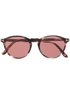 TOM FORD Eyewear солнцезащитные очки Aurele в круглой оправе