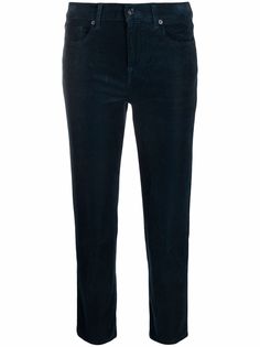 7 For All Mankind укороченные вельветовые брюки