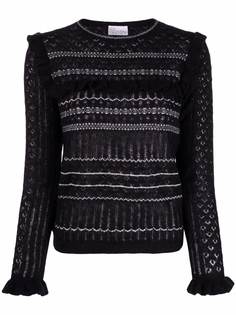 RED Valentino топ с длинными рукавами