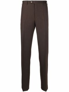 Corneliani шерстяные укороченные брюки
