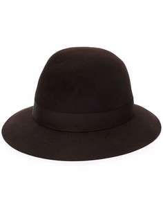 Borsalino шляпа-федора с корсажной лентой