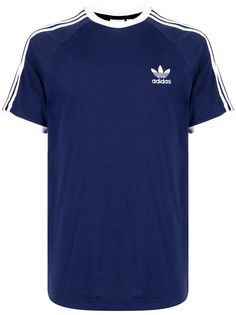 adidas футболка с вышитым логотипом