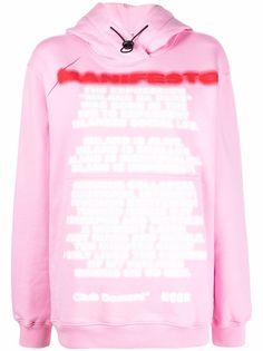 MSGM худи с графичным принтом
