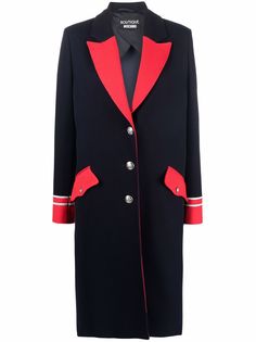 Boutique Moschino однобортное пальто