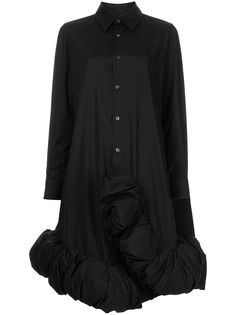 Comme Des Garçons платье-рубашка с оборками