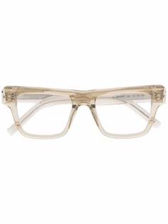 Saint Laurent Eyewear очки в квадратной оправе с логотипом