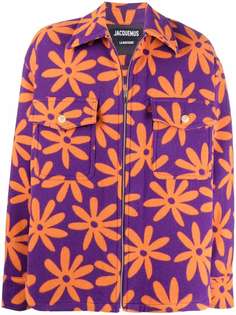 Jacquemus куртка-рубашка с цветочным принтом