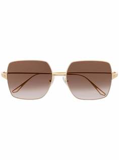 Cartier Eyewear массивные солнцезащитные очки с градиентными линзами