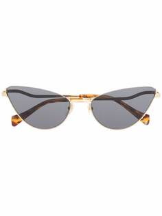 Gucci Eyewear солнцезащитные очки в оправе кошачий глаз