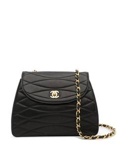 Chanel Pre-Owned стеганая сумка на плечо 1990-х годов с логотипом CC