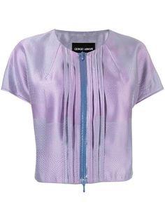 Giorgio Armani жакет с плиссировкой