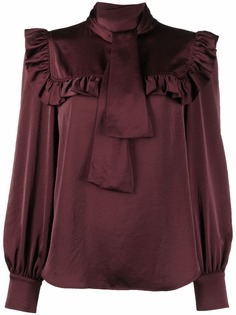 See by Chloé блузка с длинными рукавами и оборками