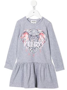 Kenzo Kids платье-футболка с логотипом