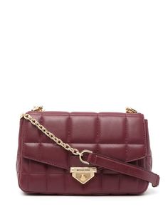 Michael Michael Kors большая стеганая сумка Soho
