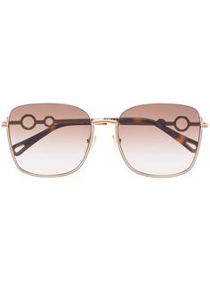 Chloé Eyewear солнцезащитные очки Sofya в квадратной оправе