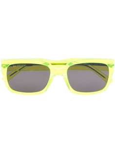 Balenciaga Eyewear солнцезащитные очки в прямоугольной оправе