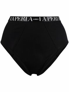 La Perla трусы-брифы с завышенной талией и логотипом