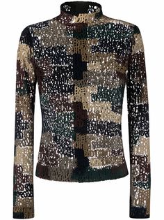 sacai топ с вышитым логотипом