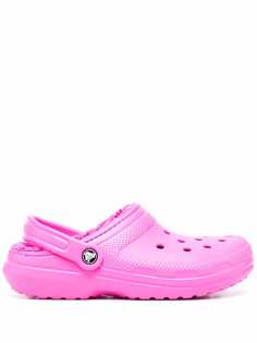 Crocs сандалии с искусственным мехом