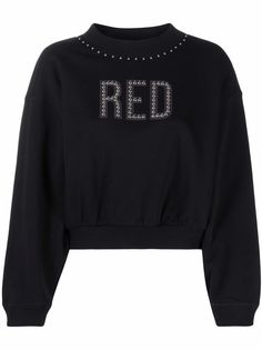 RED Valentino толстовка RED с заклепками