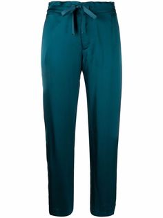 Pt01 атласные брюки прямого кроя