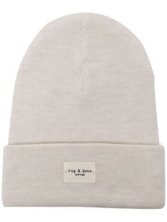 Rag & Bone шапка бини Addison в рубчик