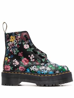 Dr. Martens ботинки Sinclair с цветочным принтом