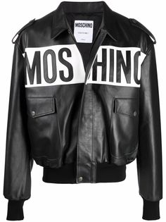 Moschino куртка с логотипом