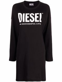 Diesel платье-толстовка с логотипом