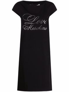 Love Moschino платье-футболка с принтом