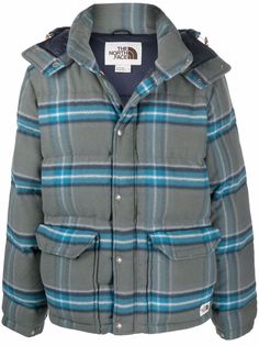The North Face пуховик Sierra в клетку