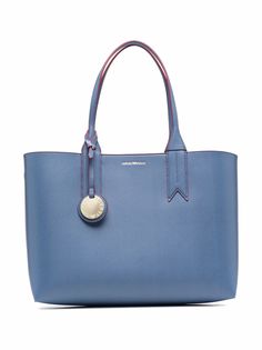 Emporio Armani сумка-тоут с тисненым логотипом