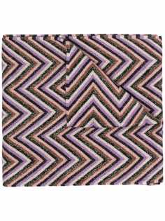 M Missoni шарф с узором зигзаг