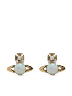 Vivienne Westwood серьги-гвоздики Orb