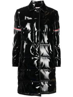 Thom Browne глянцевый пуховик