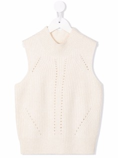 Scotch & Soda трикотажный жилет в рубчик