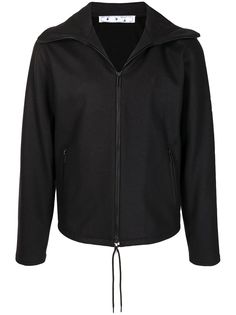 Off-White куртка с вышитым логотипом