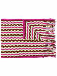 M Missoni шарф с узором зигзаг