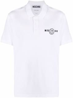 Moschino рубашка поло с логотипом