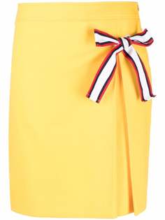 Boutique Moschino юбка с бантом и разрезом