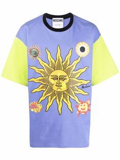 Moschino футболка с графичным принтом