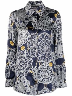 Boutique Moschino рубашка с графичным принтом