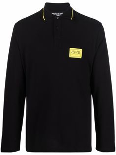 Versace Jeans Couture рубашка поло с нашивкой-логотипом