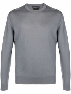 Ermenegildo Zegna шерстяной джемпер с круглым вырезом