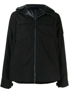 Stone Island куртка с капюшоном и нашивкой Compass